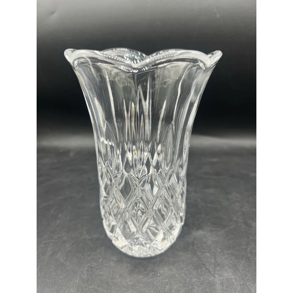 Vintage Gorham King Edward Crystal Vase 6.5